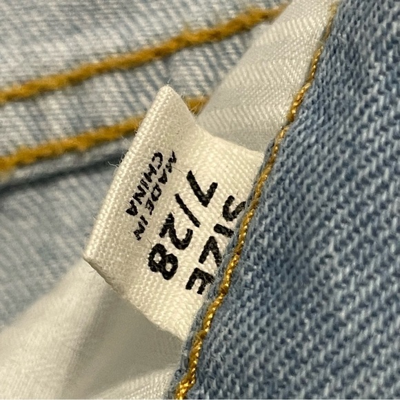 VANS Jeans High Rise Straight Lightwash Denim Relaxed Fit Womens 7 28 - Picture 6 of 16